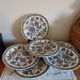 Ridgway Jacobean pattern English dinner plates