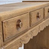 1970s, Danish chest of drawers, oak wood, original good condition.