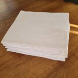 12 Antique embroidered table napkins