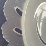 Important cut or mid-table signed Verlys, art deco