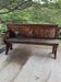 Oak garden bench