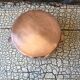 Ancient pink copper pot cover