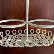 Oiler vintage vinegar 1950 ceramic and perforated metal