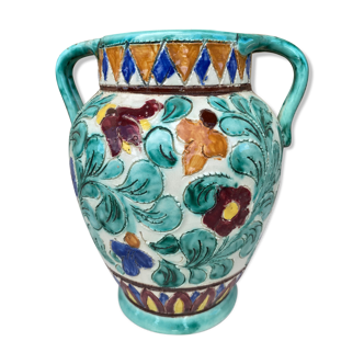 Vase céramique vintage Monaco Cerart 1960