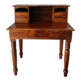 Happiness of the day in solid walnut 20th century