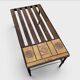 Table basse Roger Capron en céramique et bois – Circa 1960