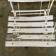 Suite de 6 chaises de jardin pliantes en lattes