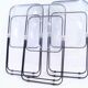 Suite de 3 chaises Plia Giancarlo Piretti pour Castelli