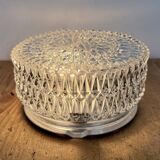 Vintage Glass Wall Or Ceiling Light, 1970s