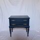 Pair of restored vintage bedside tables in Louis XVI style.