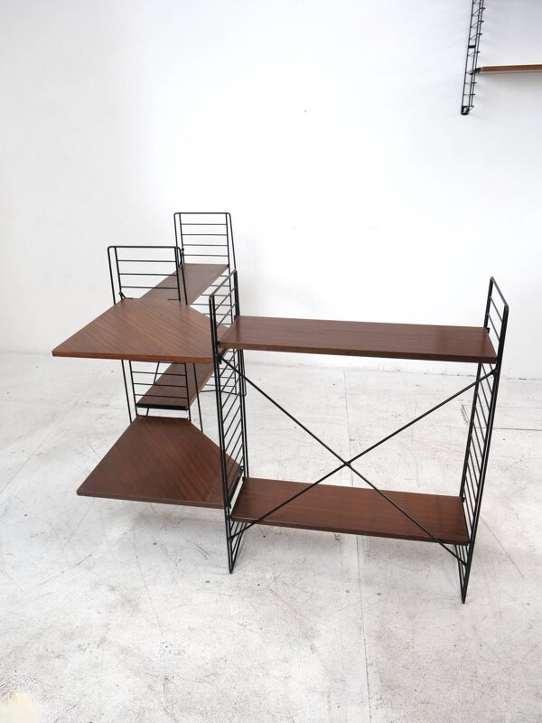 Etagere de sol Tomado en teck avec angle