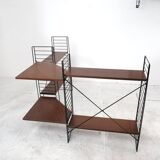 Tomado teak floor shelf with corner
