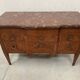 Louis XVI chest of drawers in wood veneer marquetry, 20th century