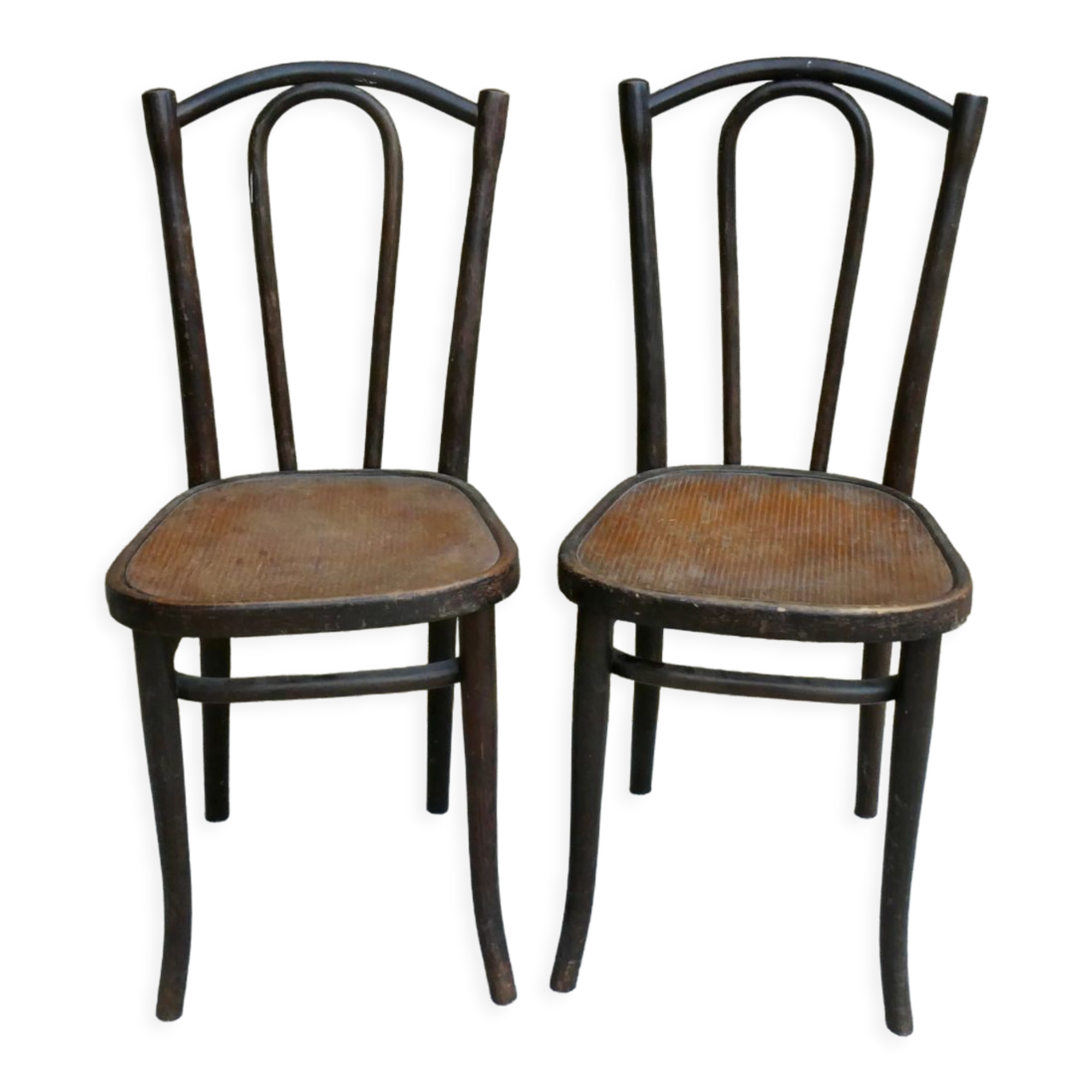 Pair of Thonet bistro chairs