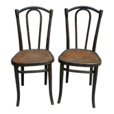 Pair of Thonet bistro chairs
