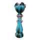 Vase and its ceramic pedestal by Delfin MASSIER circa 1890