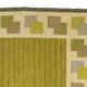 Scandinavian mid-century rug, signed. 300 cm X 195 cm (118.11 x 76.77 in)