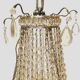 Louis XV style basket chandelier with 20th century tassels