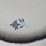 grande assiette plate Niderviller plat rond.