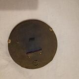 Cadre photo ancien rond ronce de noyer
