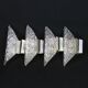 1970's perspex sconces, france - set of 4