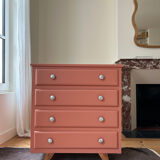 Colorful vintage dresser