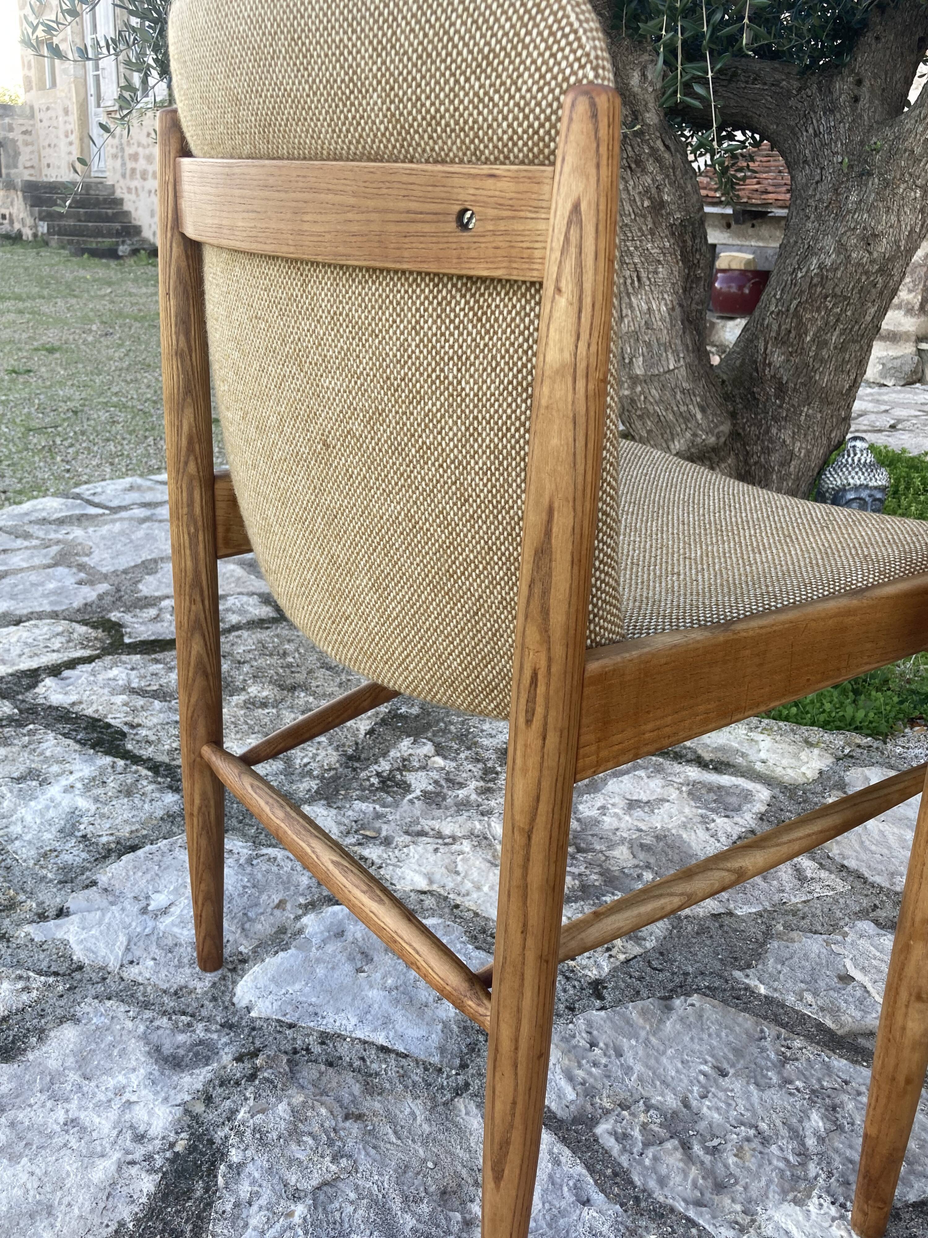 4 vintage Scandinavian style chairs