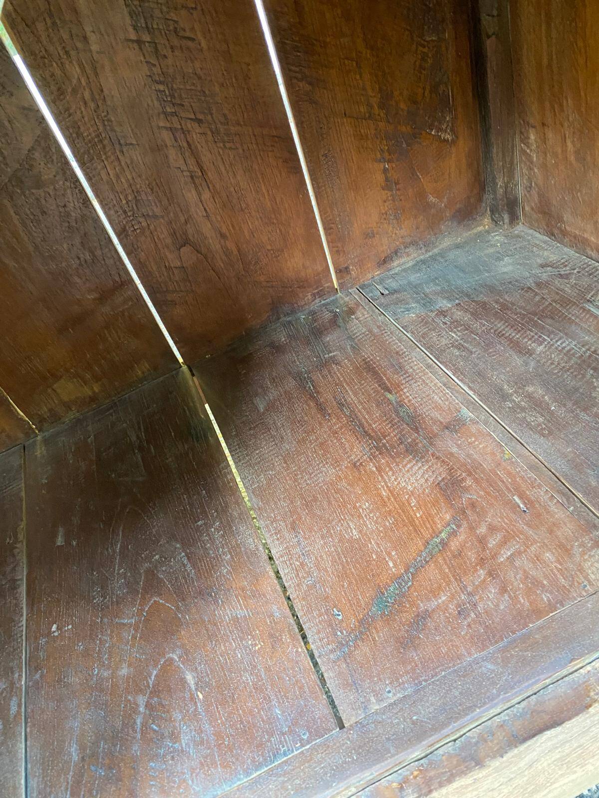 Small solid elm wardrobe - Shandong China around 1900