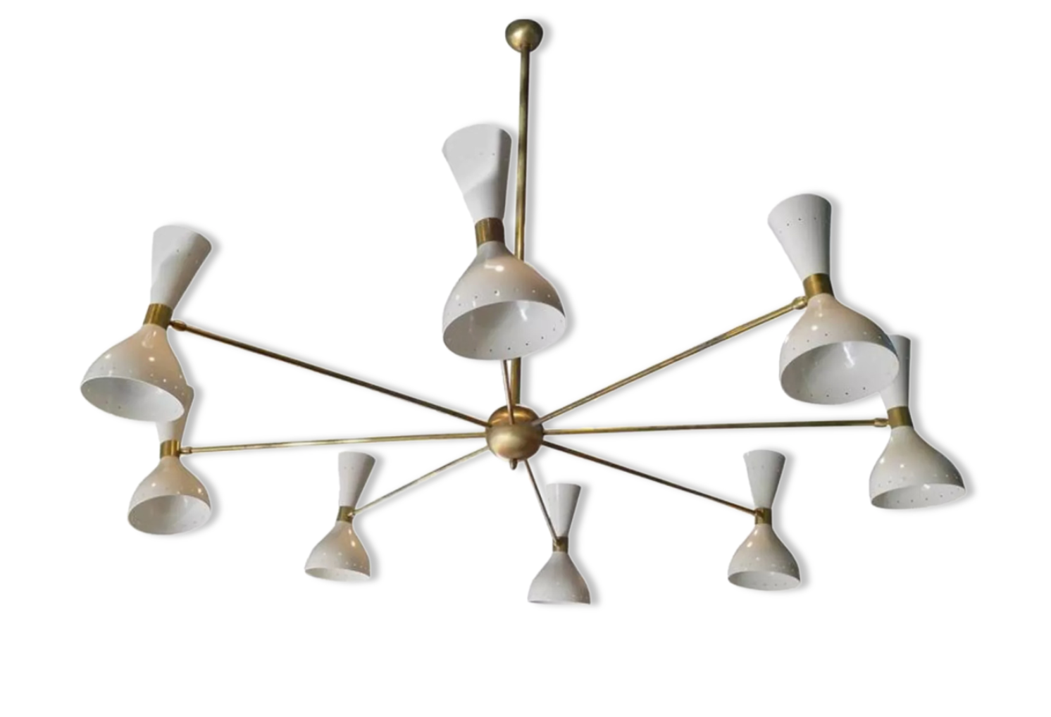 Chandelier in the style of Italian creations of the 50s