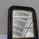 Napoleon III style mirror, wood and plaster wood back 31 x 41 cm.