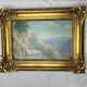 Oil on panel, landscape, Louis XVI style frame, early 20th century