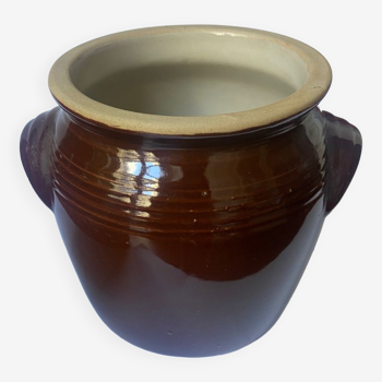 Stoneware grease pot