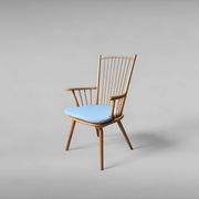 Chaise à dossier haut par Albert Haberer pour Hermann Fleiner