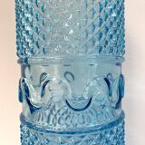 Carafe Empoli en verre bleu-turquoise