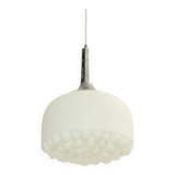 Lustre en verre opal de Peill & Putzler, Allemagne, 1960's