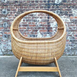 Vintage baby bed designed by Dirk Van Sliedregt for Gebroeders Jonkers, be