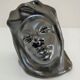 Anthropomorphic ceramic ashtray with woman's figure design 60s