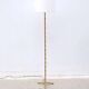 "Bamboo" brass floor lamp, France 1950