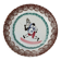 Antique plate decorated in ceramic Italy 19th Century