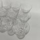 12 baccarat crystal glasses, Côte d'Azur model, 1960s.
