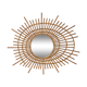 Mirror rattan ortf model years 50-60 - 63x80cm