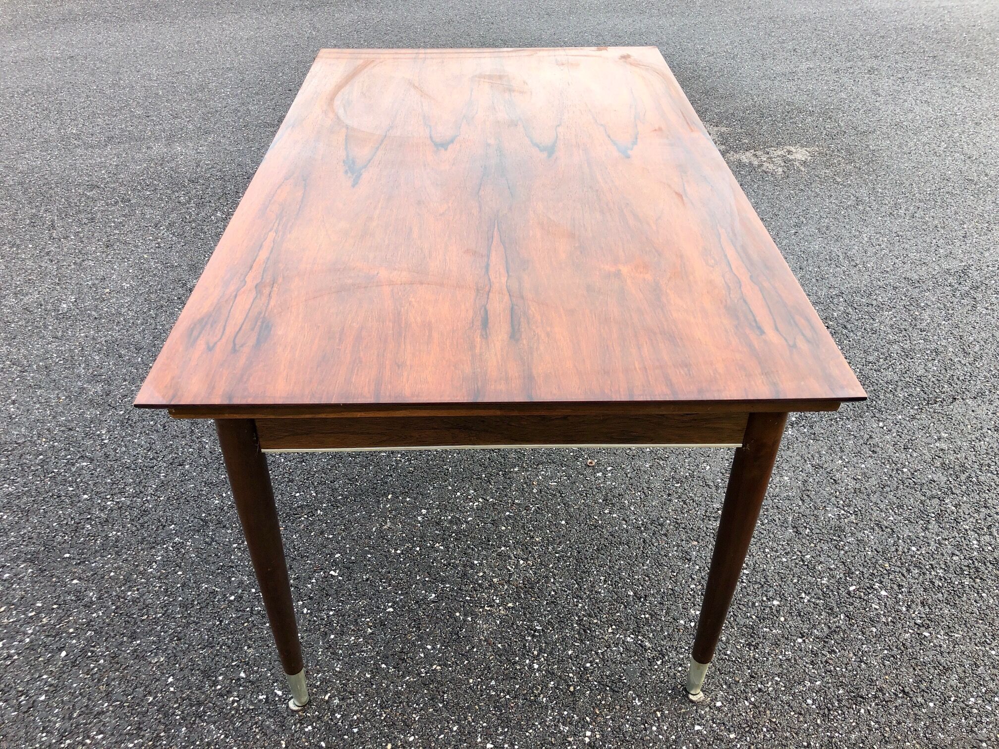 Rosewood table with extensions 1950
