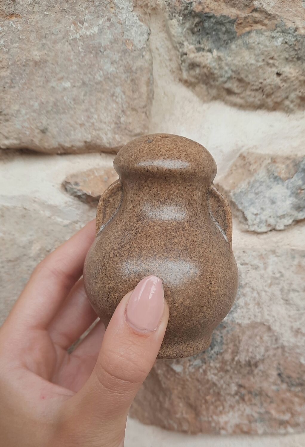 Stoneware pepper shaker