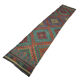 Tapis vintage turkish kilim runner 335 x 63 cm
