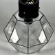 1960s 1970s Ceiling Lamp by Glashütte Limburg Germany Space Age Design