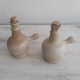 Huilier, vinaigrier en grès