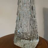 Pressed glass soliflore vase from the 70s