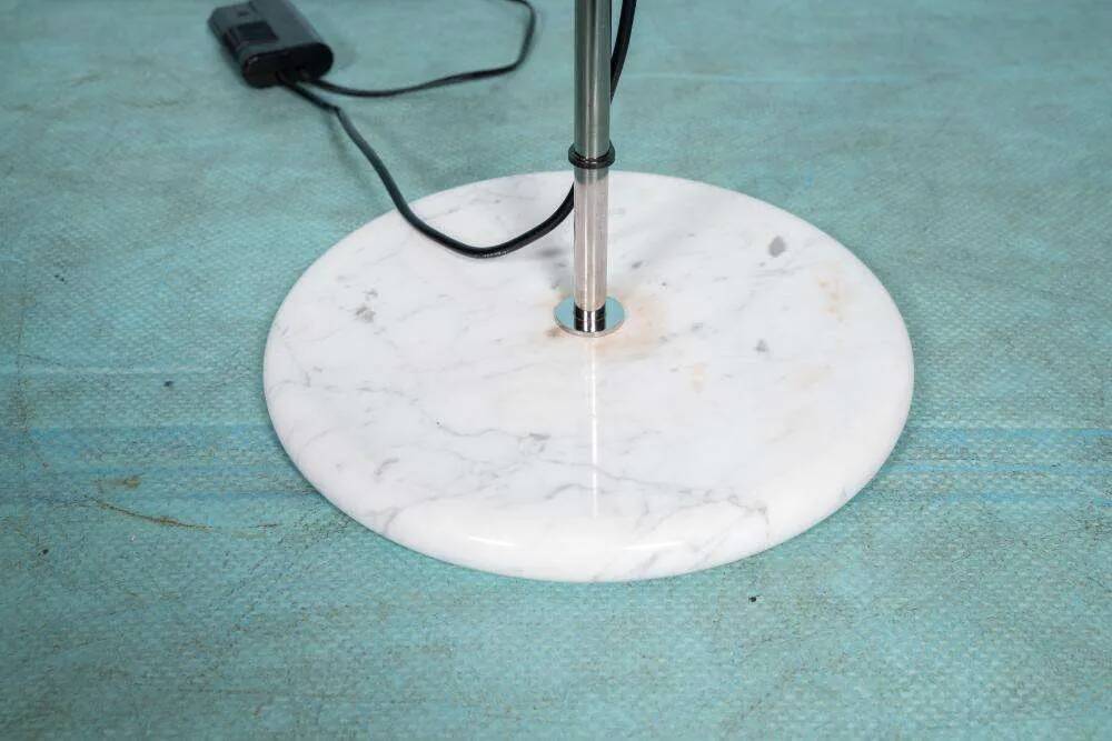 Baltensweiler minimalist floor lamp, mid-century floor lamp from the 1970s.