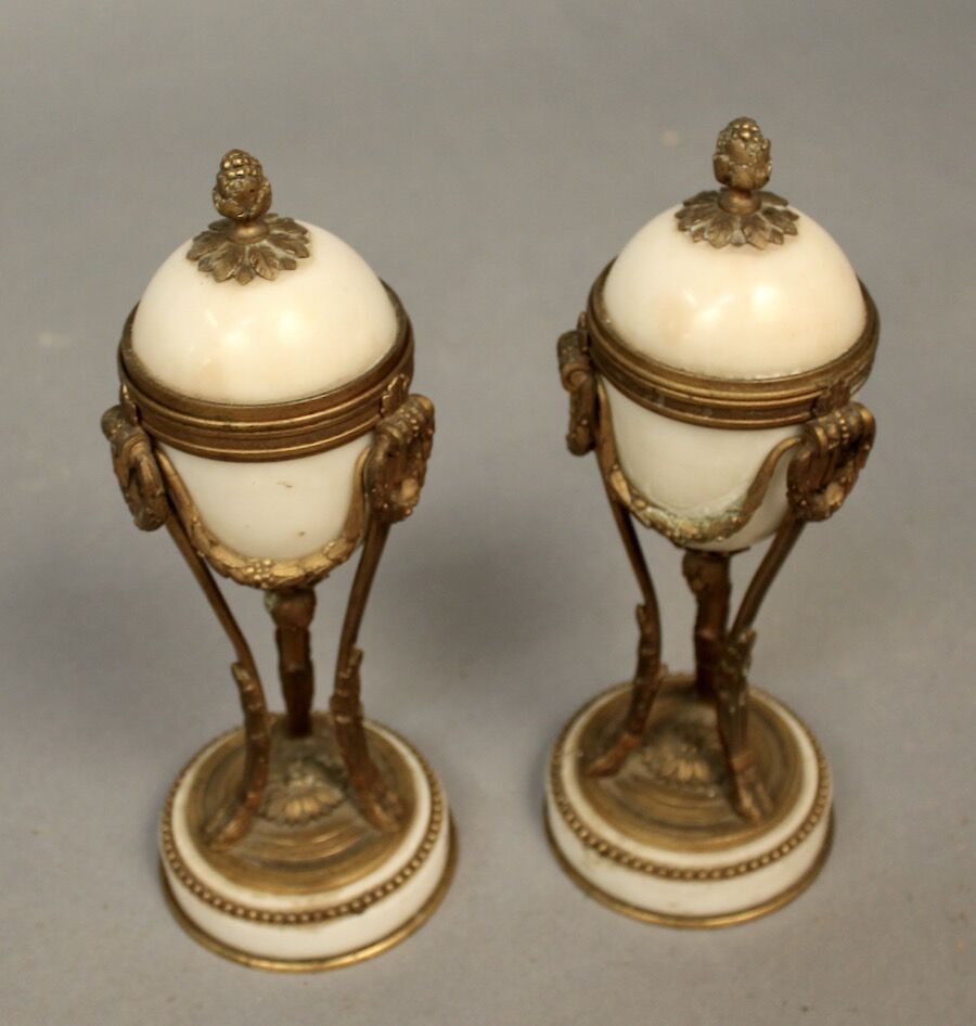 Pair of Louis XVI style cassolettes