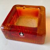 Swedish Design lot of 4 glass vintage ashtrays 1960's